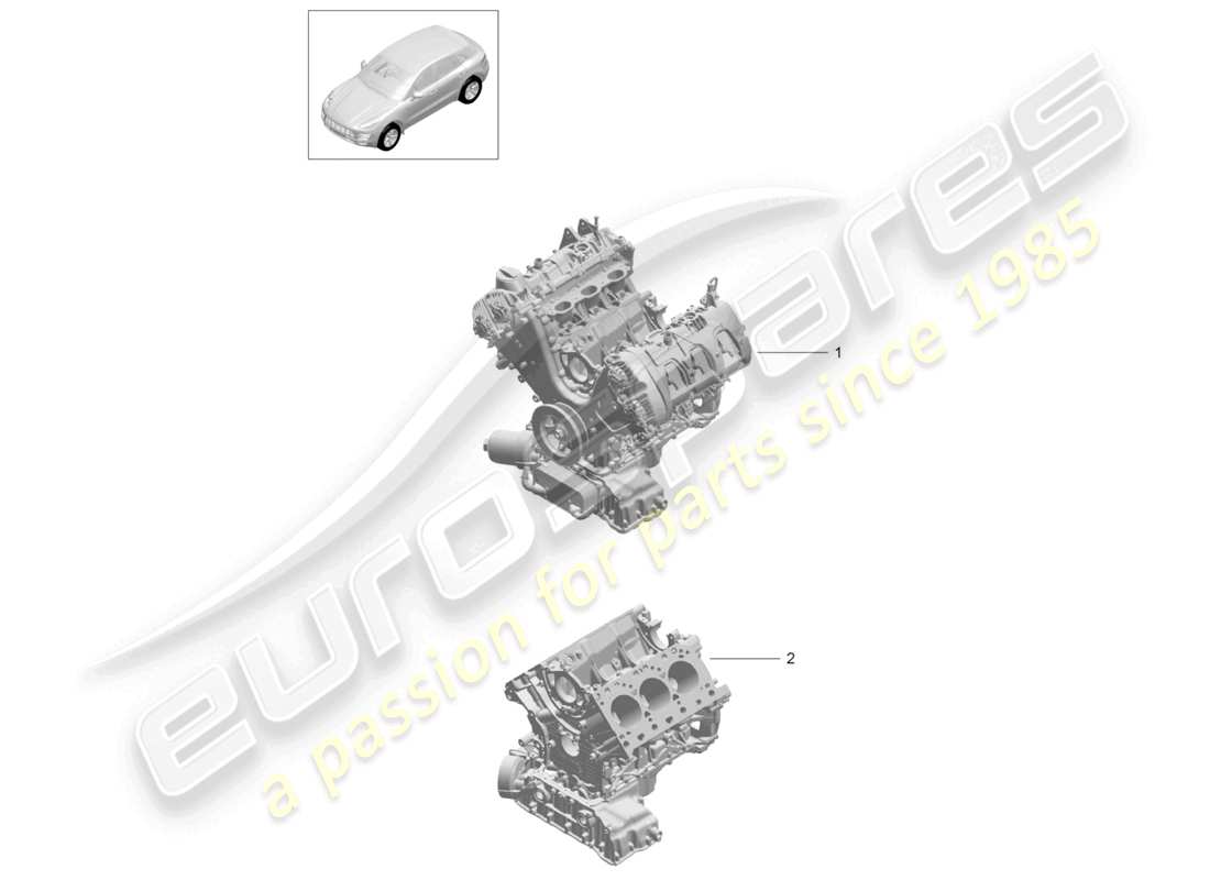 a part diagram from the porsche macan parts catalogue