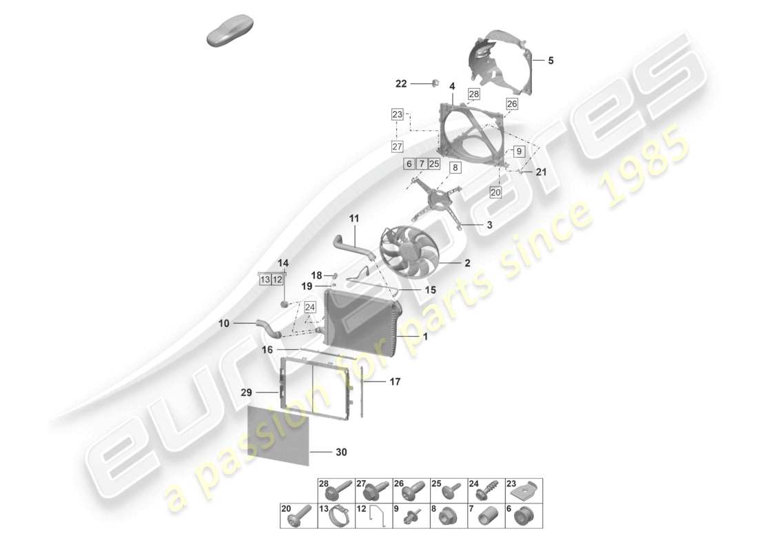 part diagram containing part number paf911602