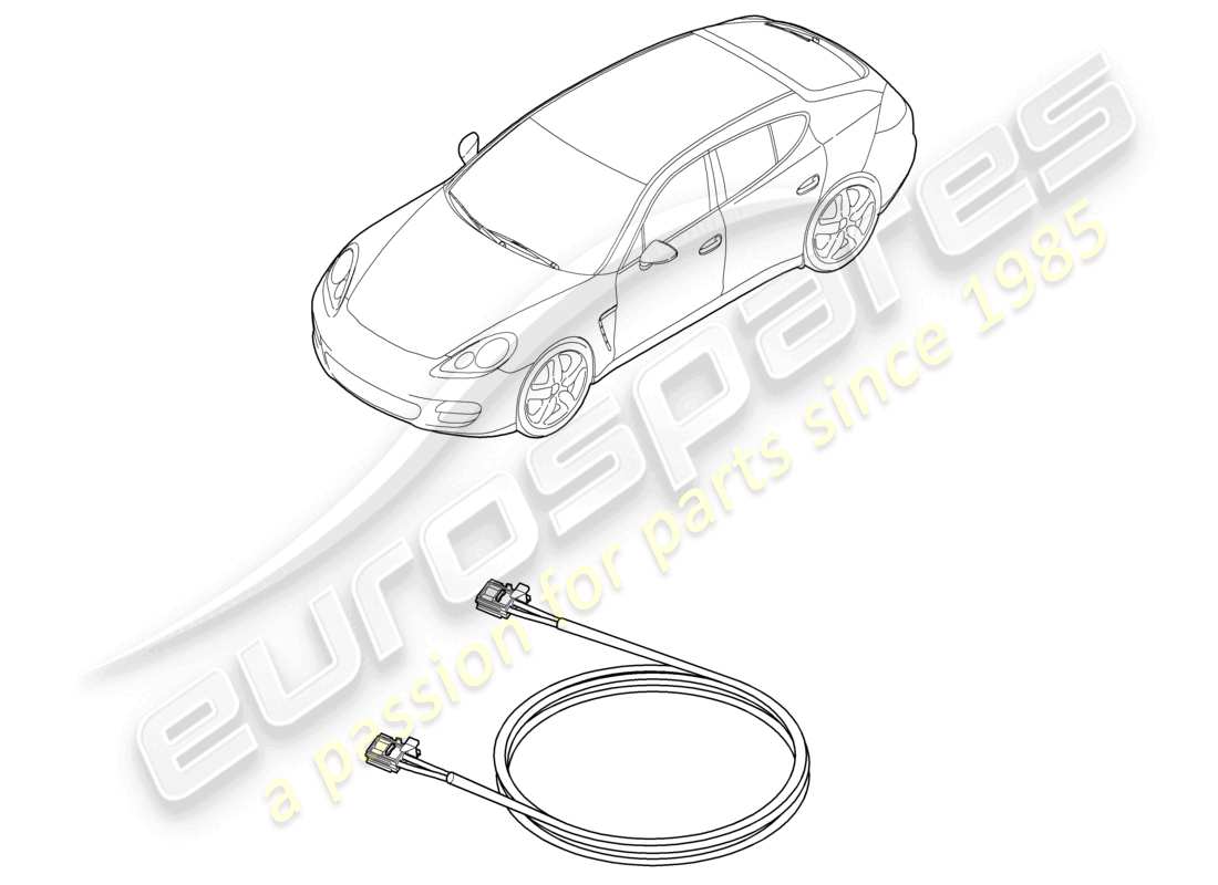 a part diagram from the porsche 2012 (panamera 970) parts catalogue