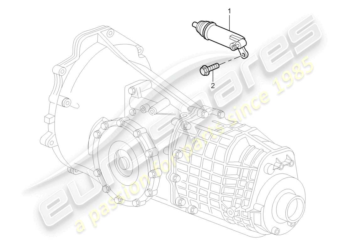 a part diagram from the porsche 2003 (986 boxster) parts catalogue