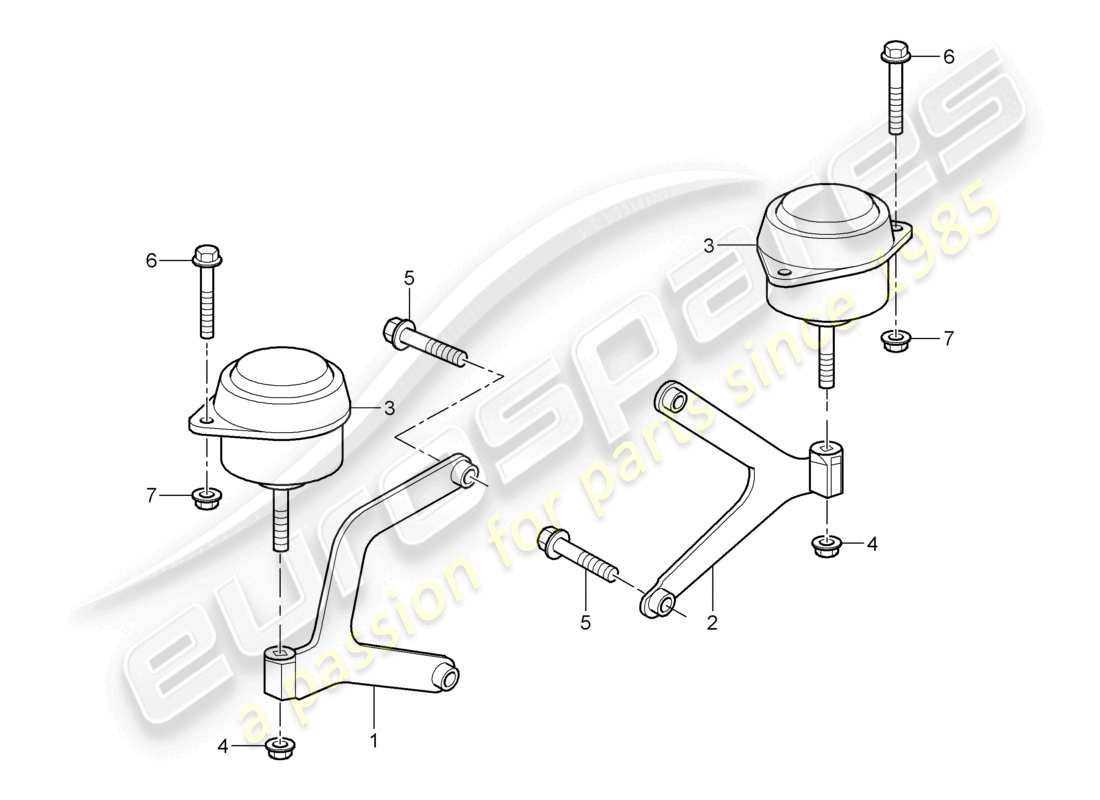 a part diagram from the porsche boxster parts catalogue