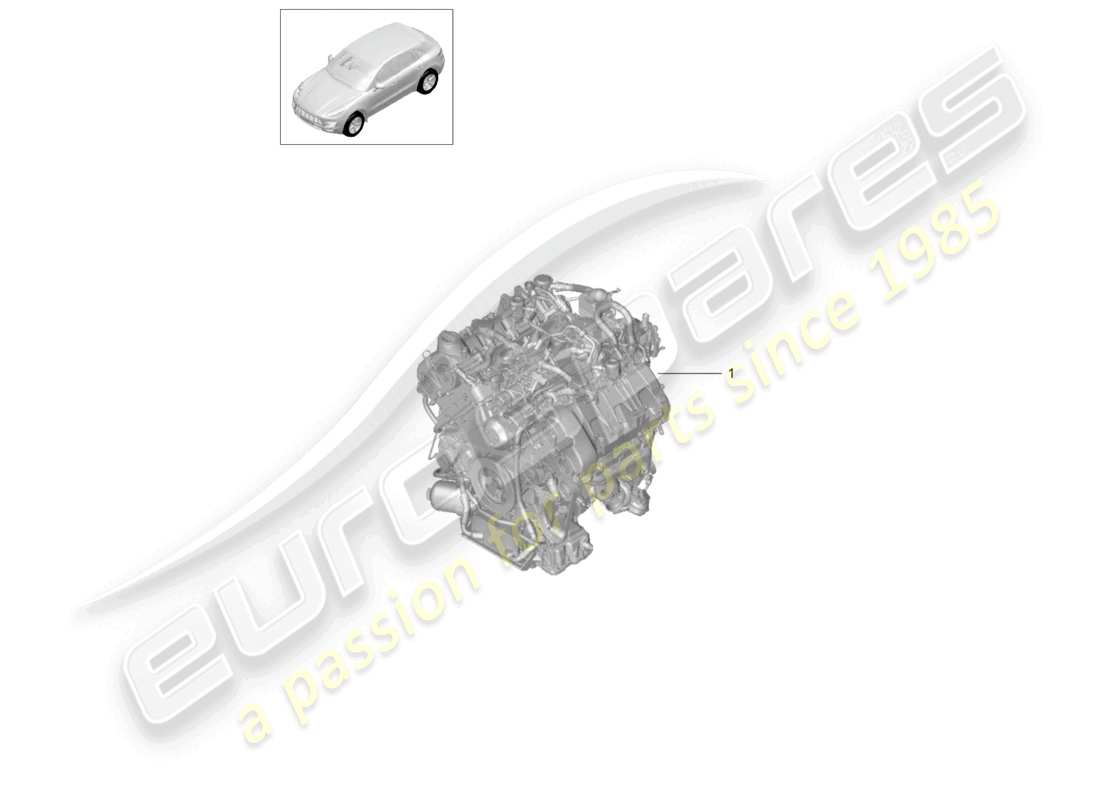 a part diagram from the porsche macan parts catalogue