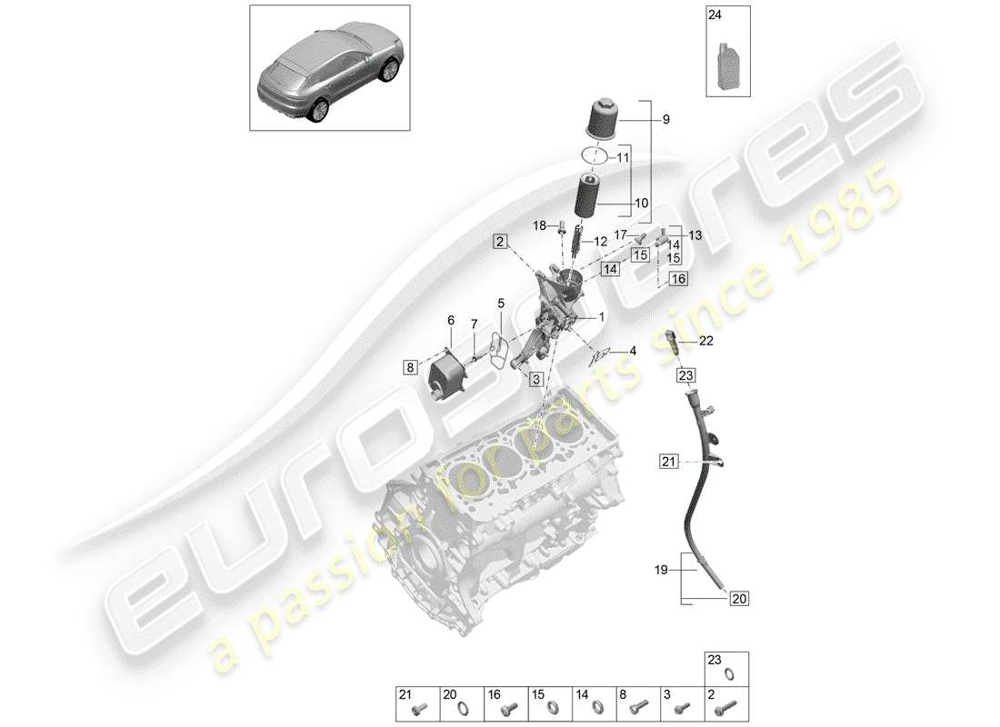 part diagram containing part number pac903143