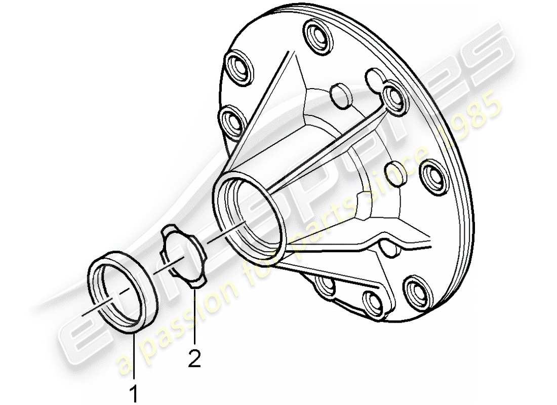 porsche 2007 (987 cayman) tiptronic oil pump part diagram