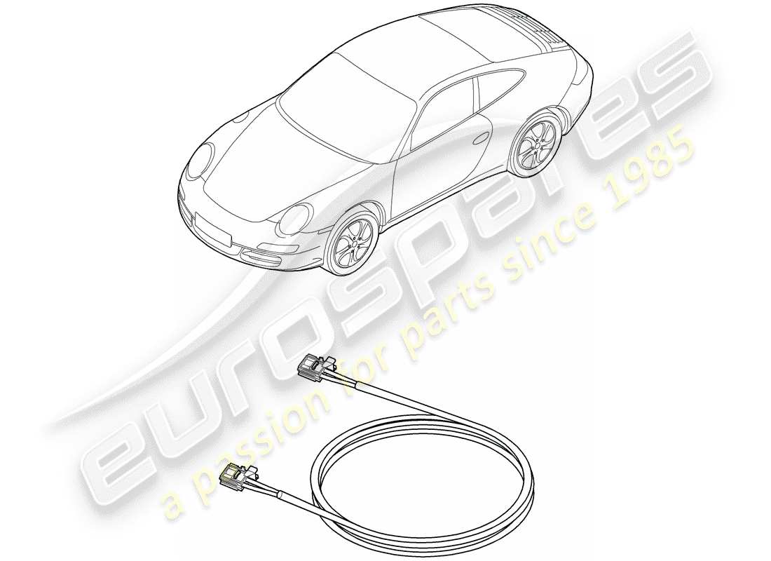 porsche 2012 (997-2) light fibre optic parts diagram