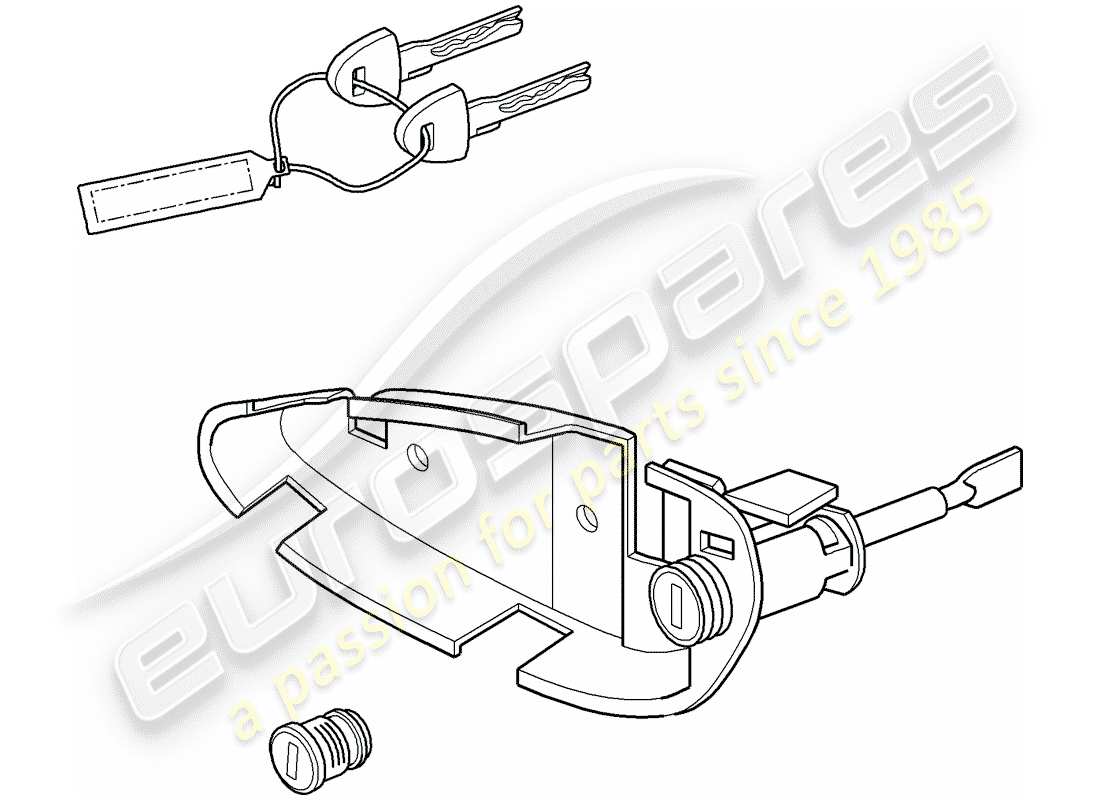 porsche 997 (2007) repair kits parts diagram