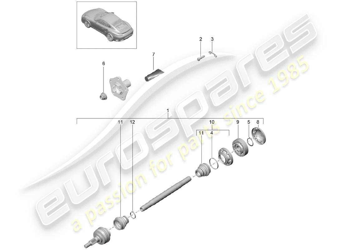 porsche 2014 (991-1 turbo) drive shaft d >>- mj 2016 part diagram