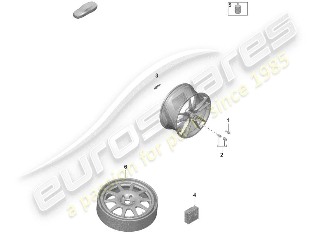 porsche 2020 (992-1) individual parts parts diagram