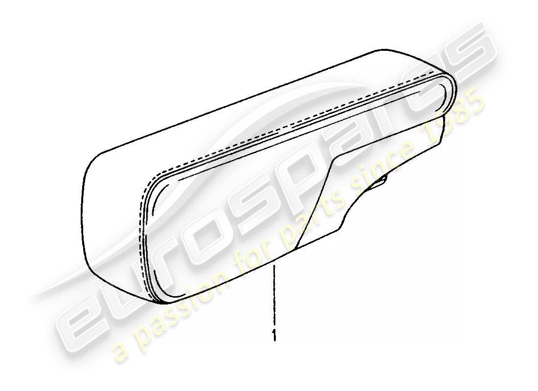 porsche 2008 (tequipment) armrest parts diagram
