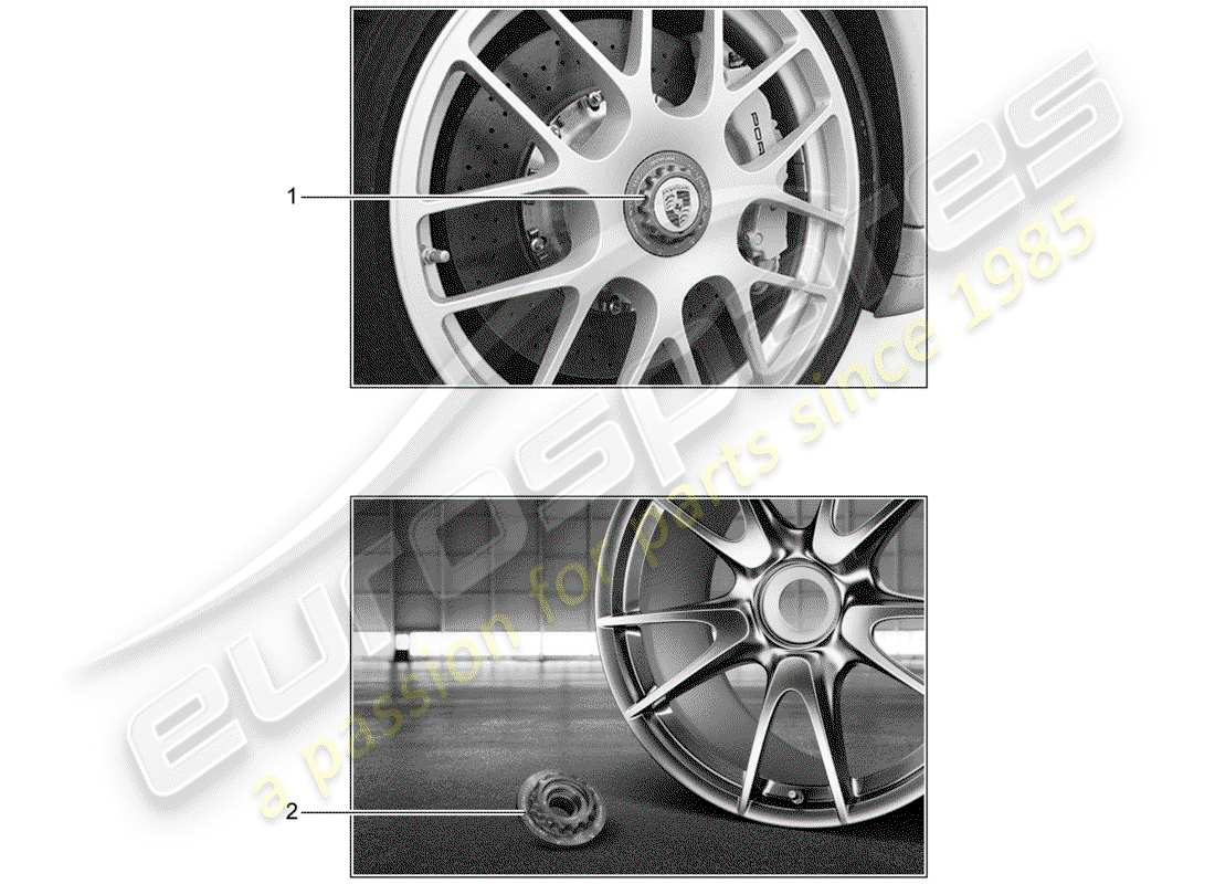 porsche 2008 (tequipment) central locking parts diagram