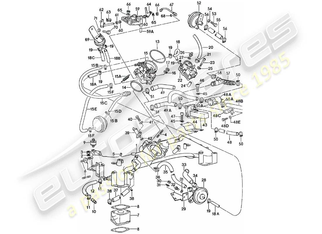 porsche 1979 (911) k-jetronic - i part diagram