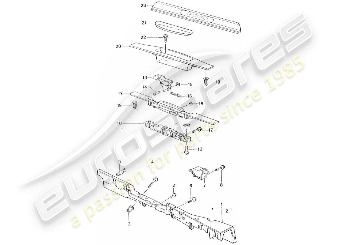 porsche 2003 (996 turbo / gt2) lining - sill part diagram