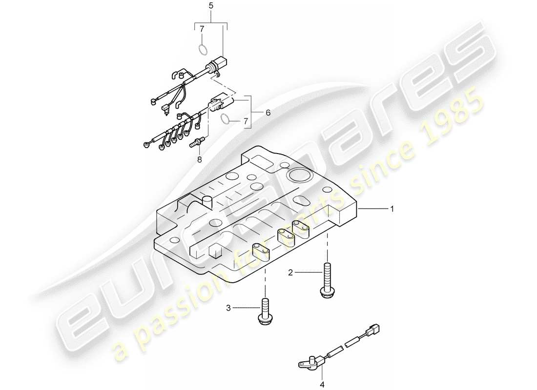 porsche 2007 (cayenne e1 9pa) tiptronic valve body part diagram
