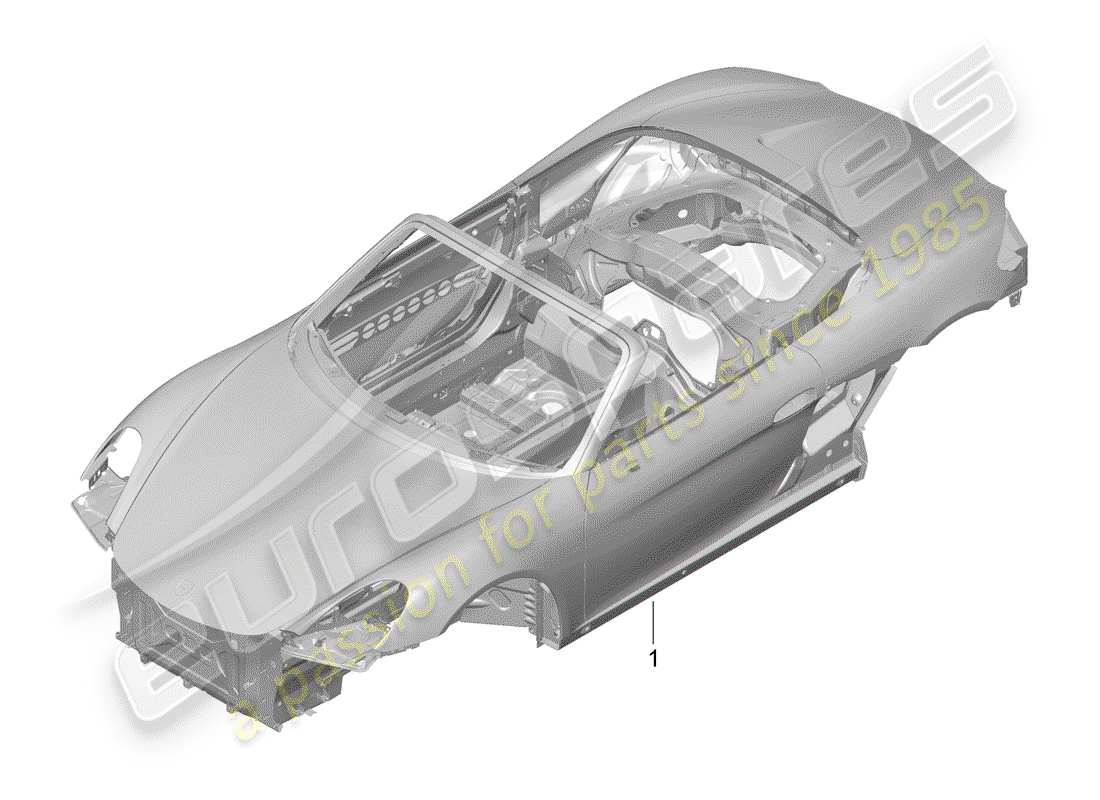 porsche 2015 (981 boxster) car body parts diagram