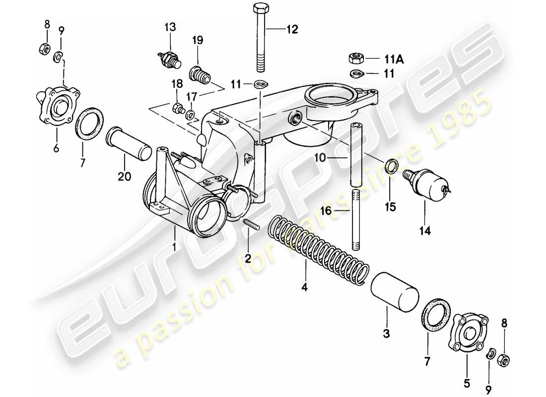 porsche 1987 (911) for - k-jetronic ii part diagram