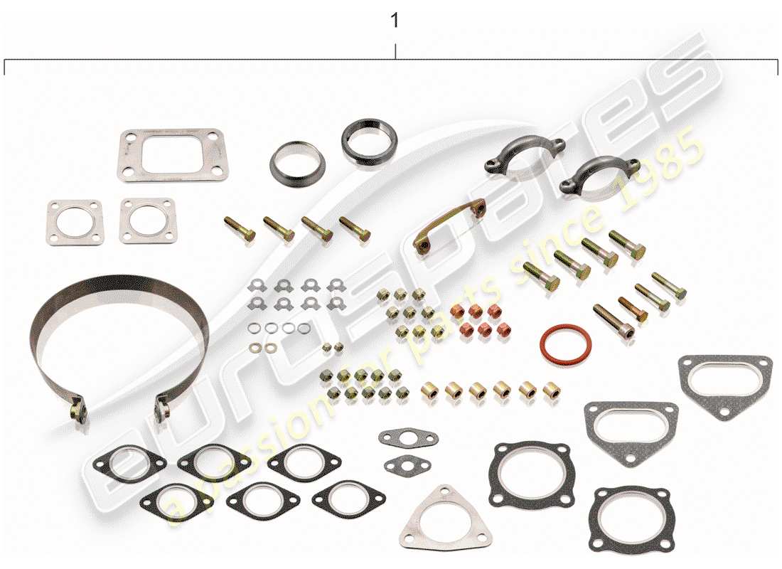 porsche 1988 (911) assembly kit - repair kit - maintenance set part diagram