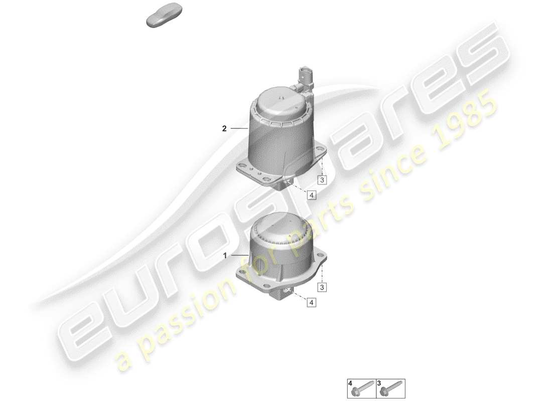 porsche 2019 (992-1) engine lifting tackle part diagram