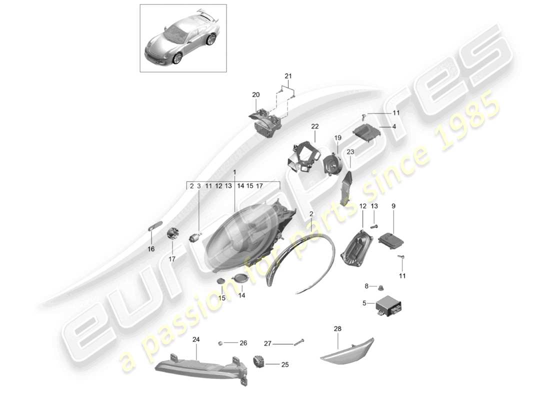 part diagram containing part number 99163127323