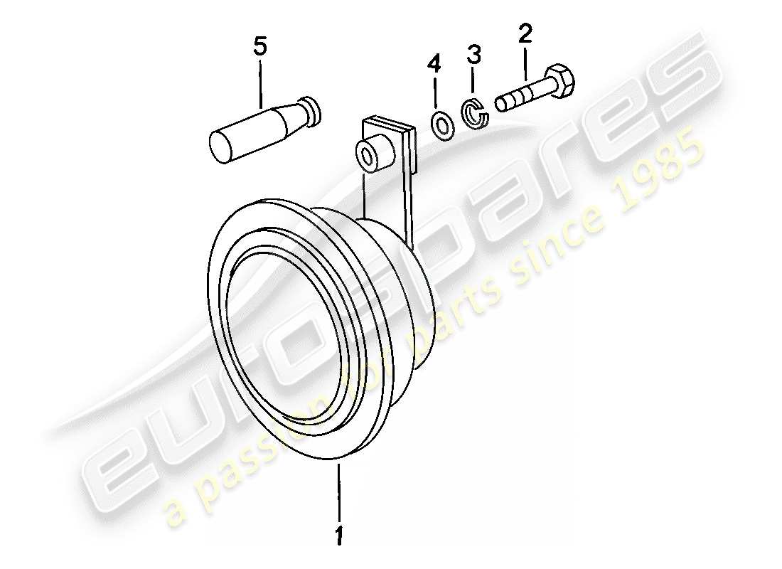a part diagram from the porsche 1976 (924) parts catalogue