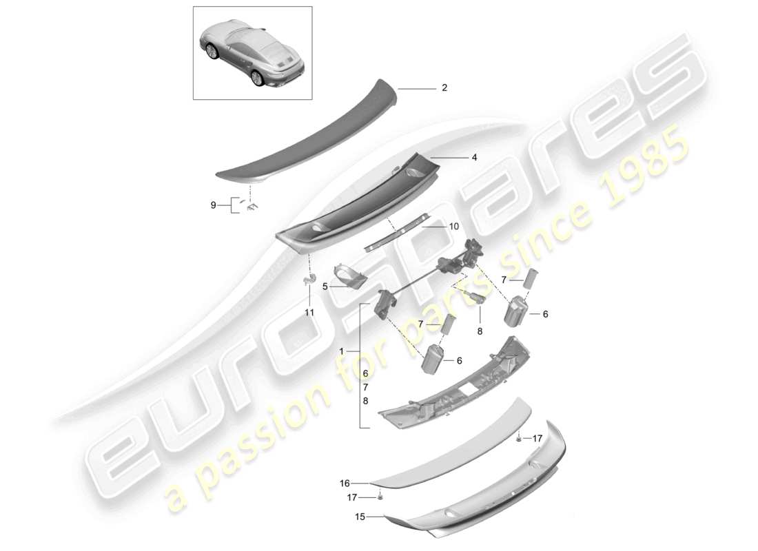 part diagram containing part number 99970320340