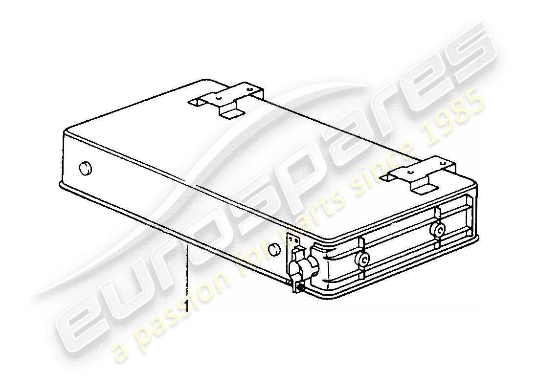 a part diagram from the porsche 1979 (refurbished and exchange catalogue) parts catalogue