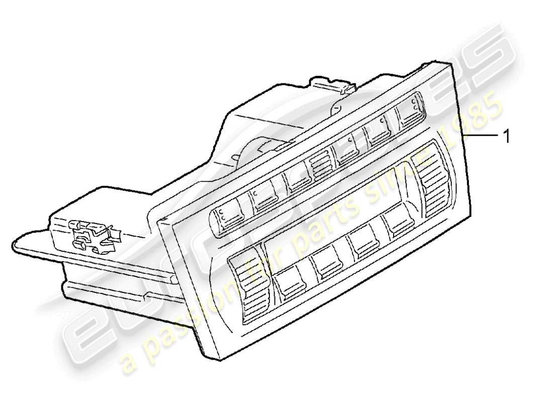 a part diagram from the porsche boxster parts catalogue