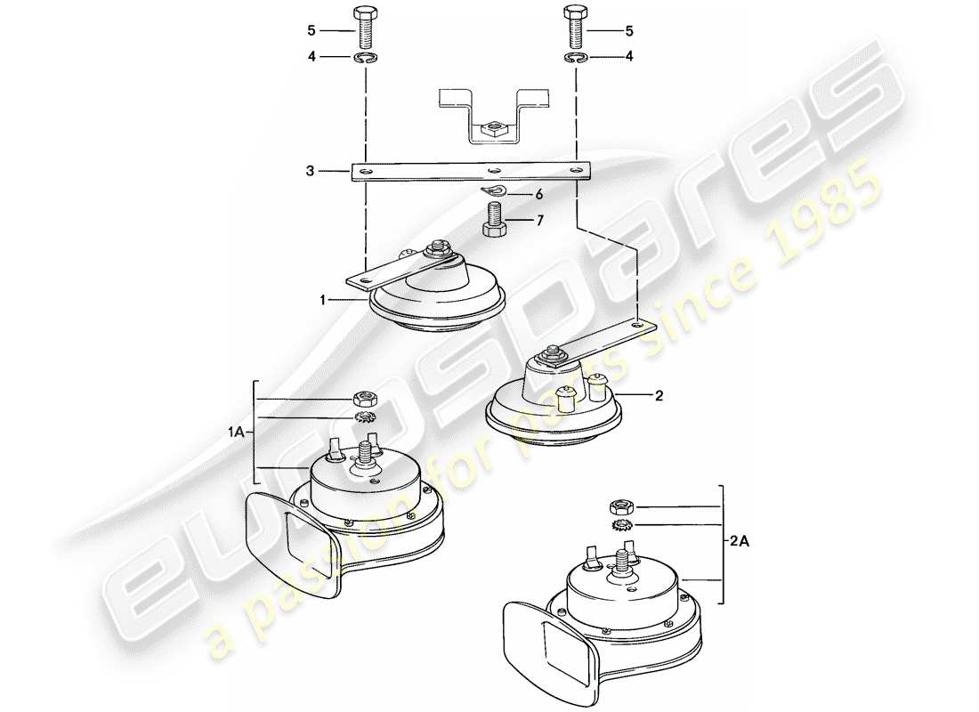 a part diagram from the porsche 1976 (924) parts catalogue