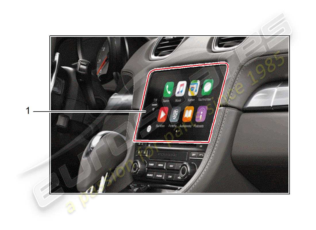 porsche 2016 (tequipment 98x/99x) installation kit parts diagram