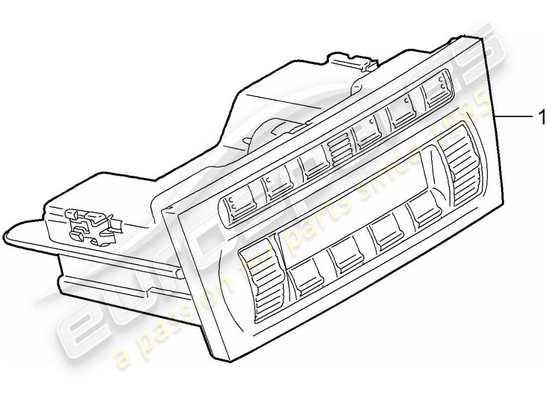 porsche 2009 (997-2 gt3) control switch parts diagram