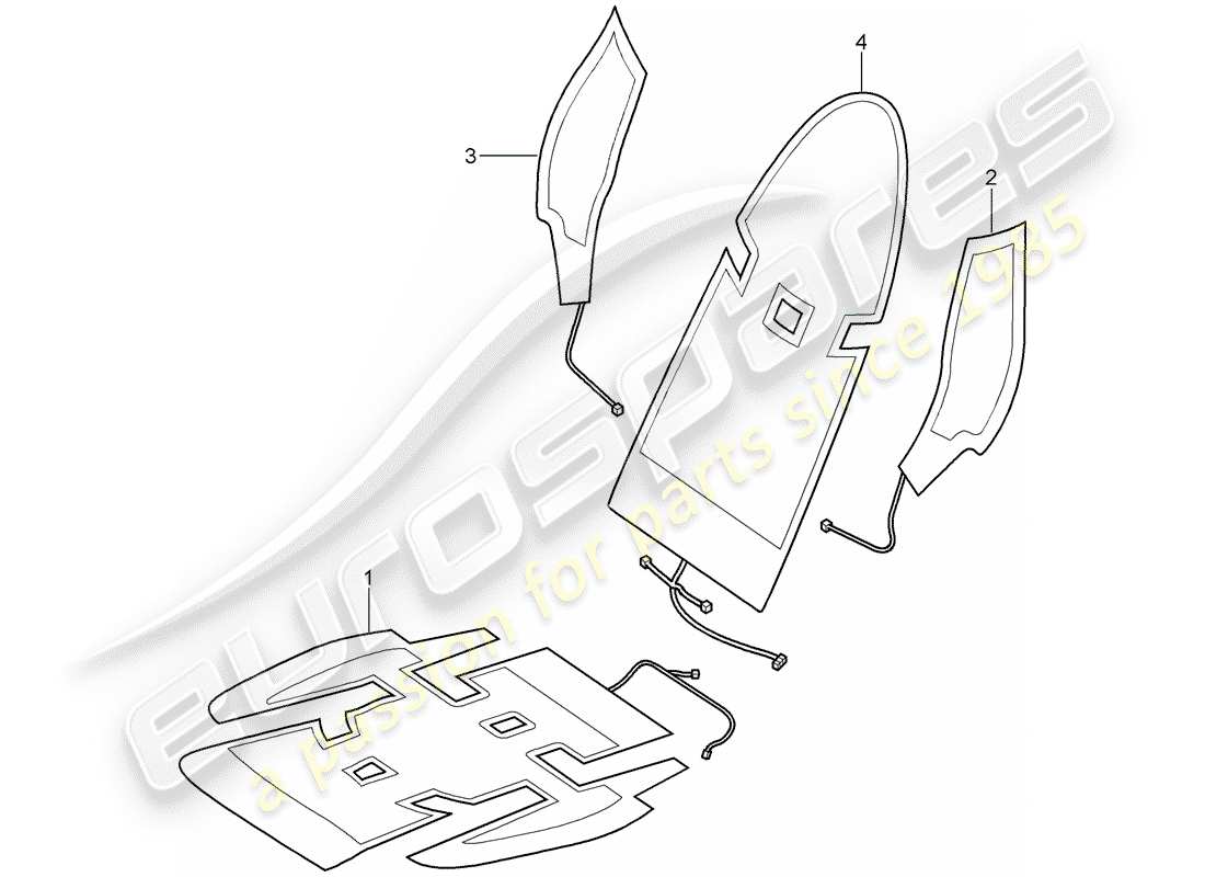 porsche 2007 (987 boxster) heater d - mj 2005>> parts diagram