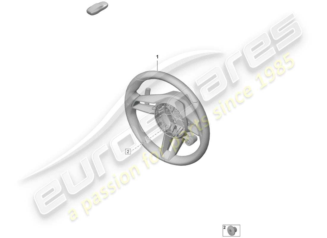 porsche 2020 (992-1) steering wheel - pdk - alcantara d >>- mj 2019 parts diagram