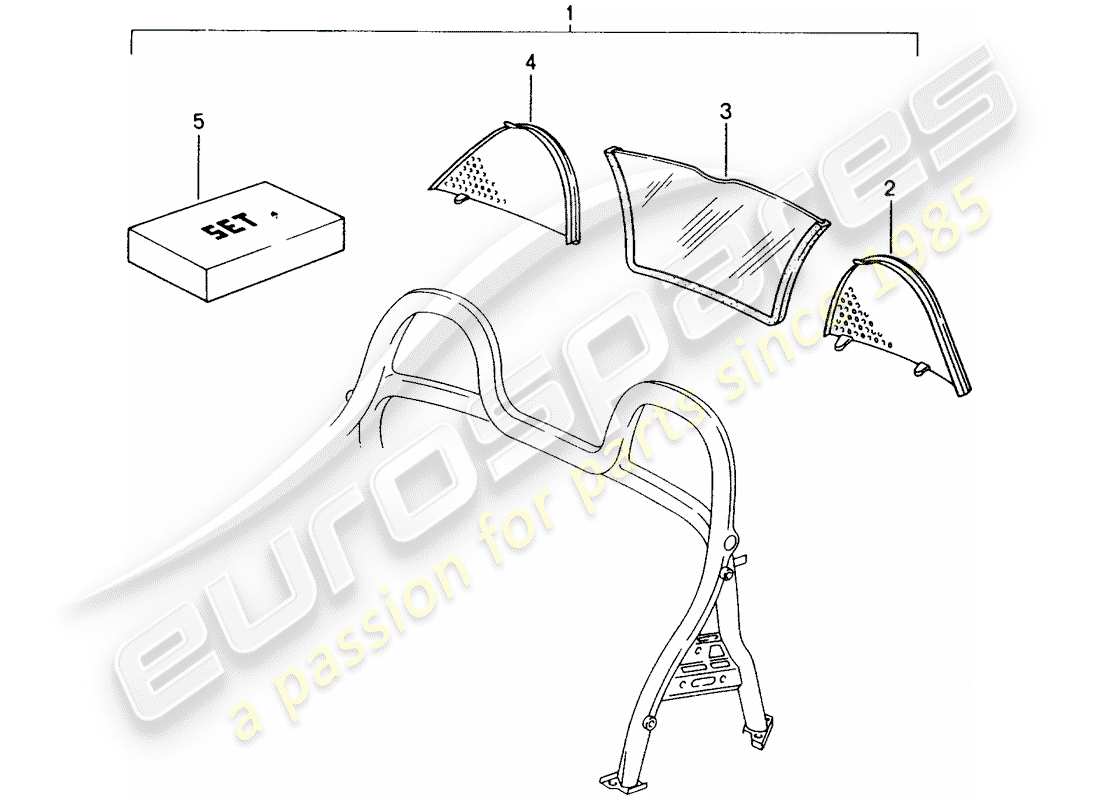 porsche 2012 (tequipment) installation kit parts diagram