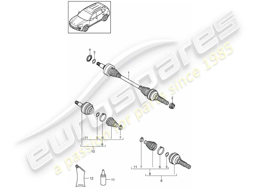 porsche 2015 (cayenne e2 92a) drive shaft d >>- mj 2014 part diagram