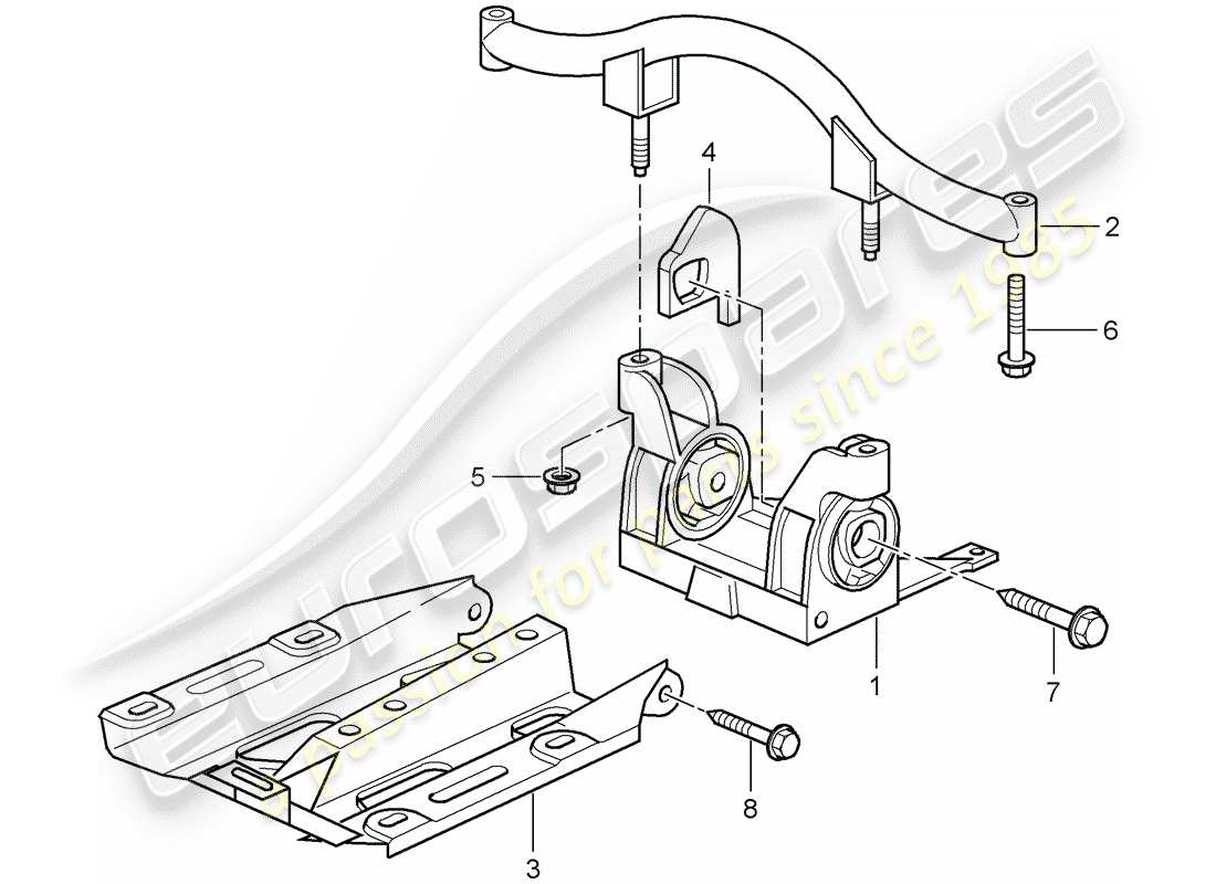 porsche 2011 (997-2 gt3) transmission suspension parts diagram