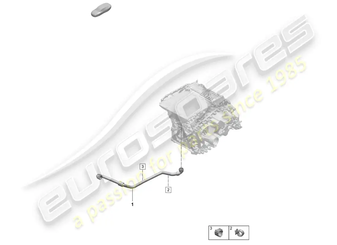 a part diagram from the porsche macan parts catalogue