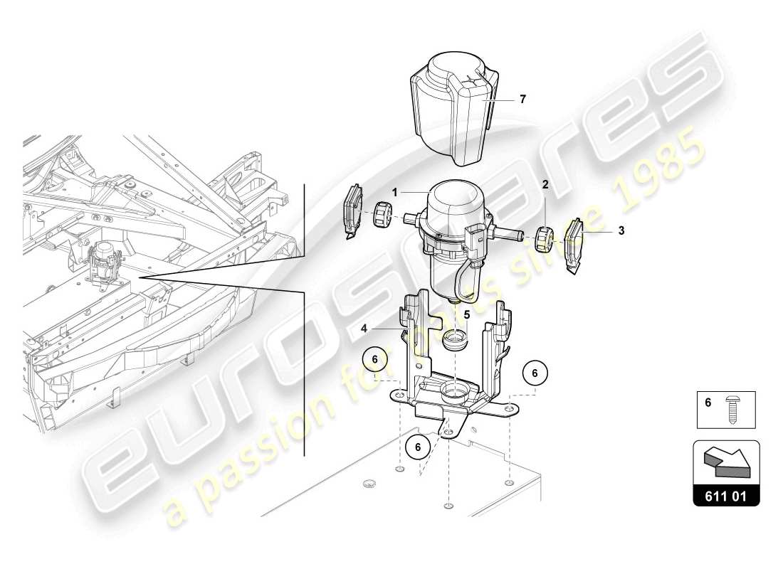 lamborghini lp720-4 coupe 50 (2014) vacuum pump for brake servo parts diagram