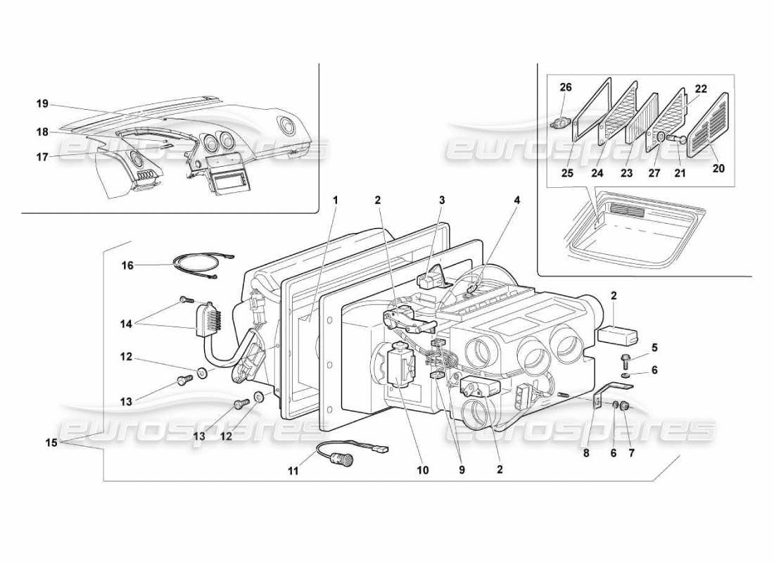 a part diagram from the Lamborghini Murcielago LP670 parts catalogue