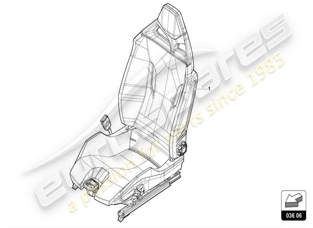 VIEW PARTS DIAGRAMS FROM THE LAMBORGHINI HURACAN ACCESSORIES PARTS CATALOGUE a part diagram from the lamborghini huracan accessories parts catalogue