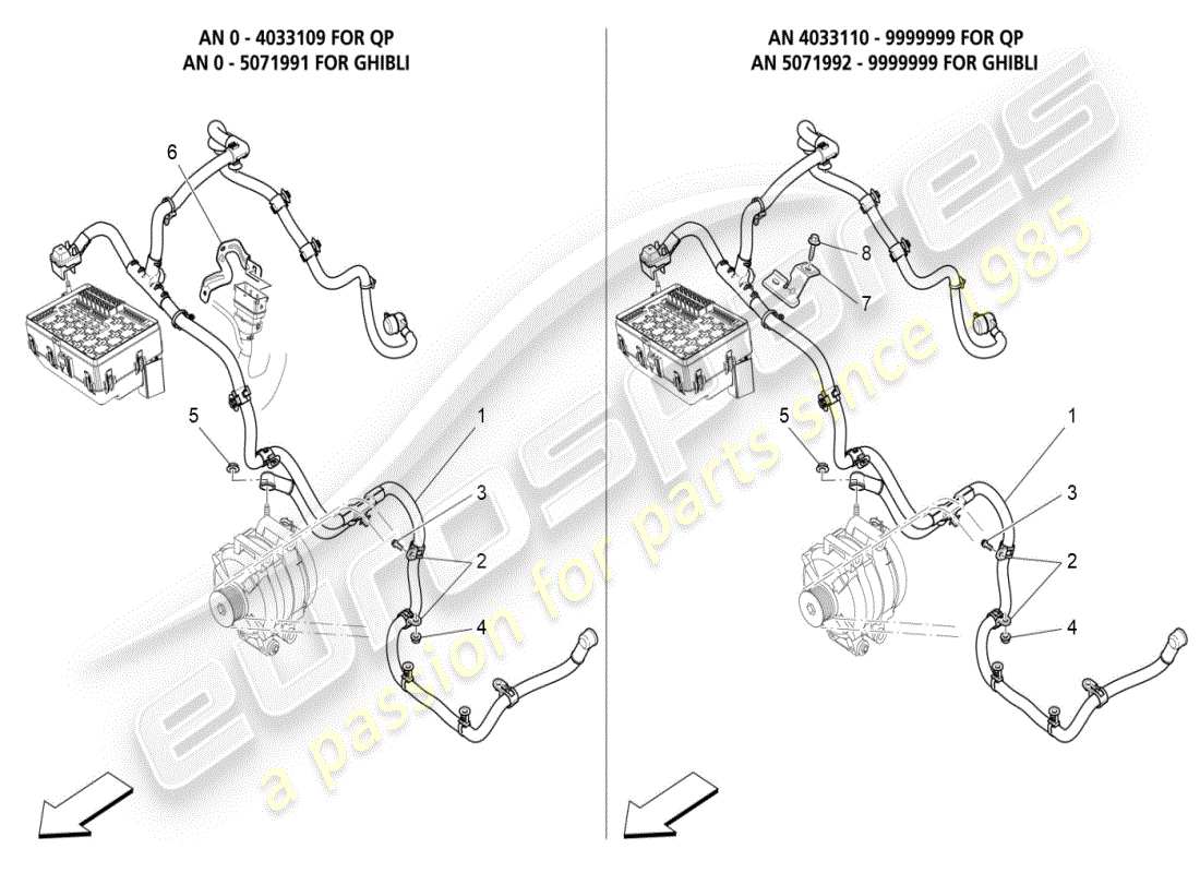 maserati ghibli (2019) main wiring part diagram