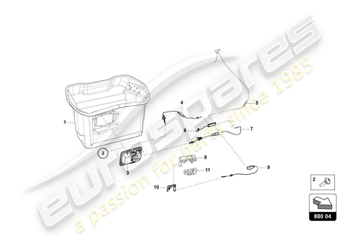 lamborghini lp700-4 roadster (2017) chest parts diagram