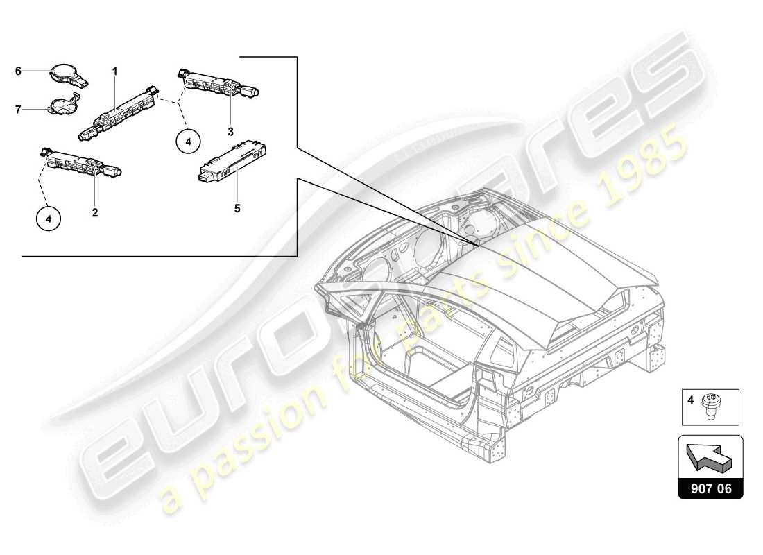 lamborghini lp720-4 coupe 50 (2014) aerial parts diagram