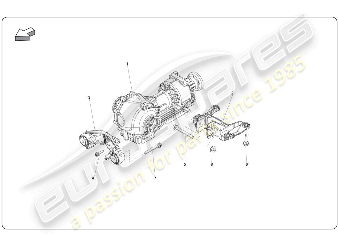 a part diagram from the Lamborghini Super Trofeo (2009-2014) parts catalogue