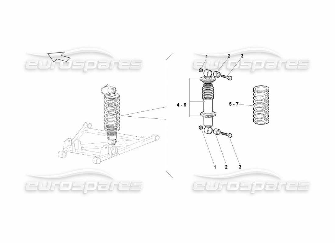 a part diagram from the Lamborghini Murcielago LP670 parts catalogue