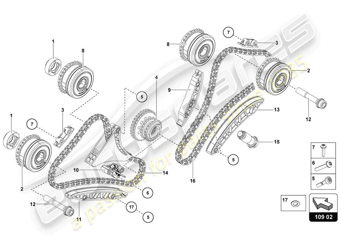 a part diagram from the lamborghini aventador lp720-4 parts catalogue