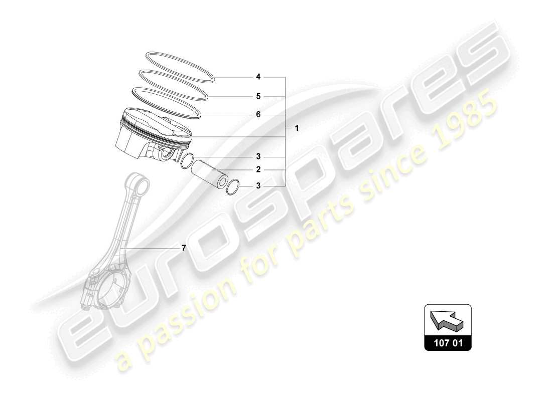 a part diagram from the lamborghini aventador lp720-4 parts catalogue