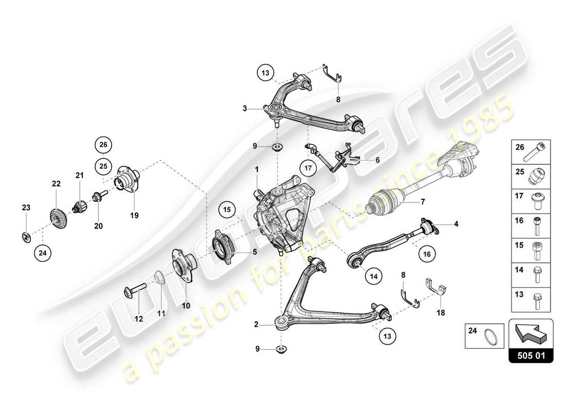 part diagram containing part number 4t0505434e