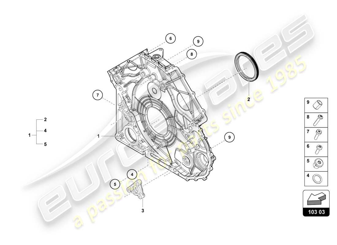 VIEW PARTS DIAGRAMS FROM THE LAMBORGHINI HURACAN LP600 PARTS CATALOGUE a part diagram from the lamborghini huracan lp600 parts catalogue
