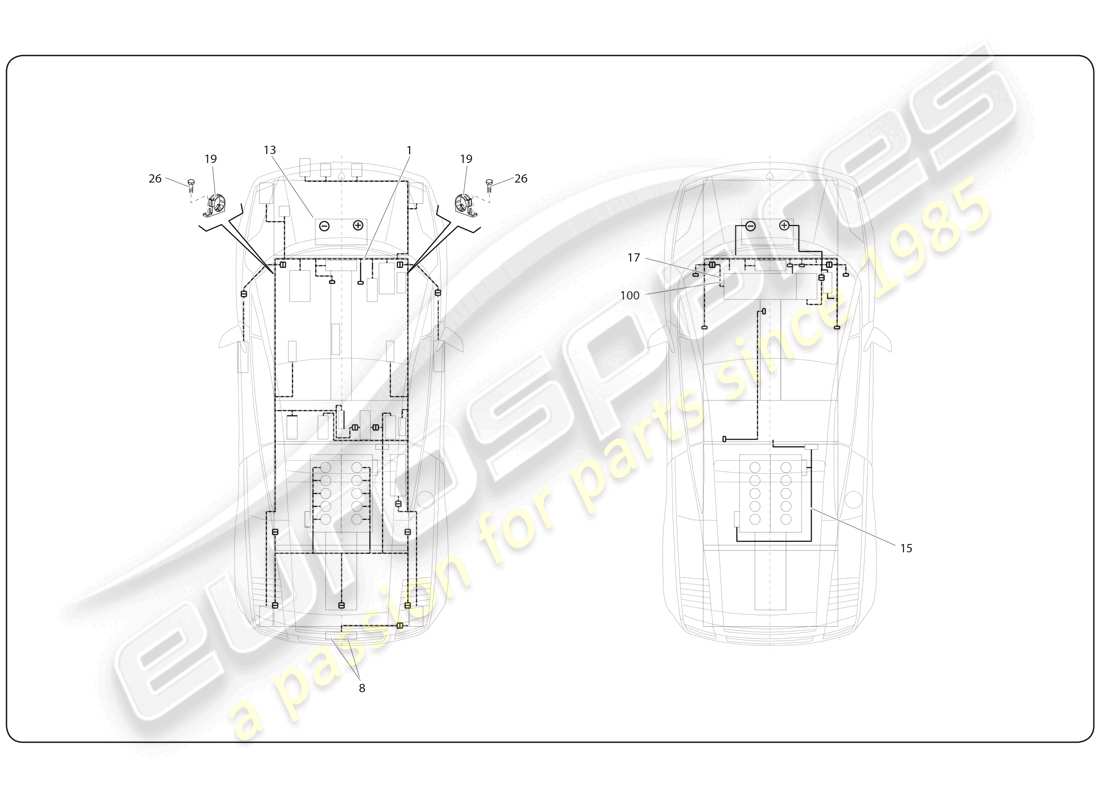 a part diagram from the Lamborghini Super Trofeo (2009-2014) parts catalogue