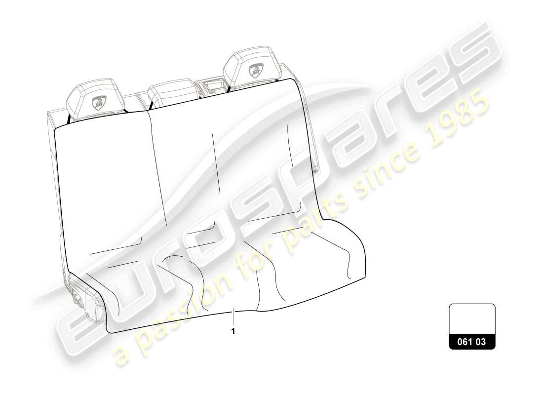 a part diagram from the Lamborghini Urus (Accessories) parts catalogue
