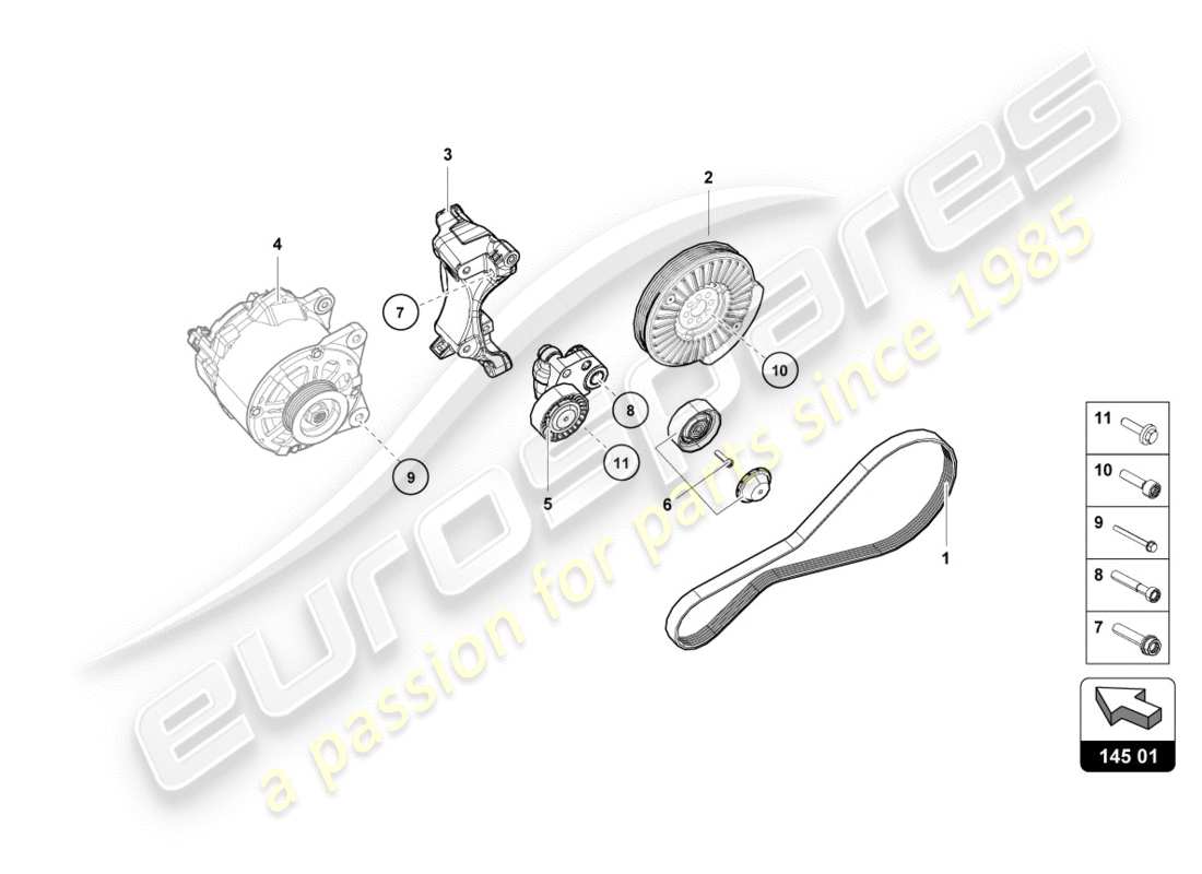 VIEW PARTS DIAGRAMS FROM THE LAMBORGHINI HURACAN LP580 PARTS CATALOGUE a part diagram from the lamborghini huracan lp580 parts catalogue